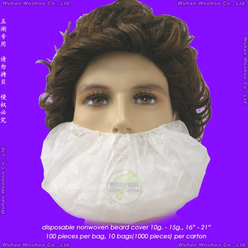 Disposable Nonwoven PP Beard/Anti-Dust Free/Proof/1-Ply 2-Ply 3-Ply 4-Ply Paper Face Mask with Elastic Ear-Loop/Head-Loop for Food Processing Industry Service