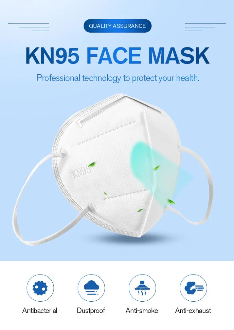 Factory 5 Layers Earloop KN95 Face Mask for Daily Protection