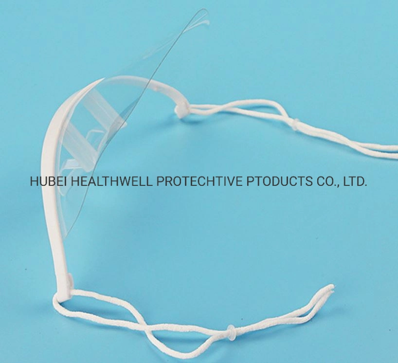 Anti Saliva Cover Food Anti-Foam Dust Hanging Ear Type Transparent Mouth Mask
