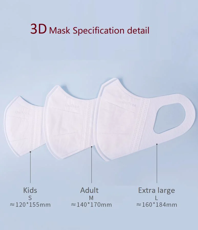 Factory Sales Non-Woven Fabric Cotton Face Mask 3D