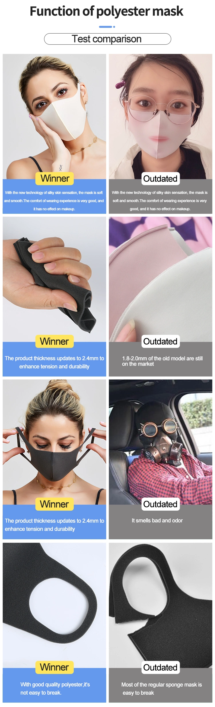 Air Pollution Winter Mouth Mask Anti Dust Custom Printed Dust Mask Motorcycle Face Mask