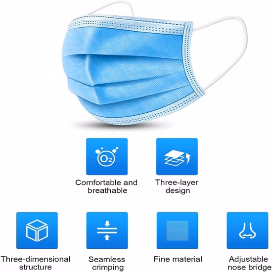 Disposable Earloop Non Woven Face Dust Mask PP Mask
