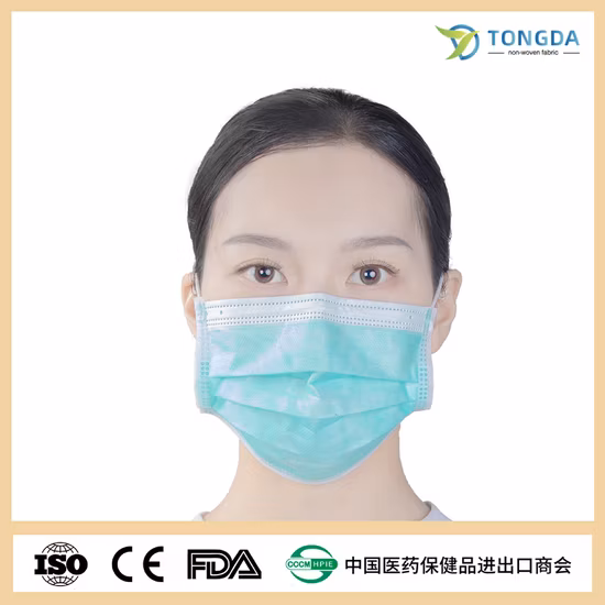 Disposable 3-Ply Non-Woven Face Mask